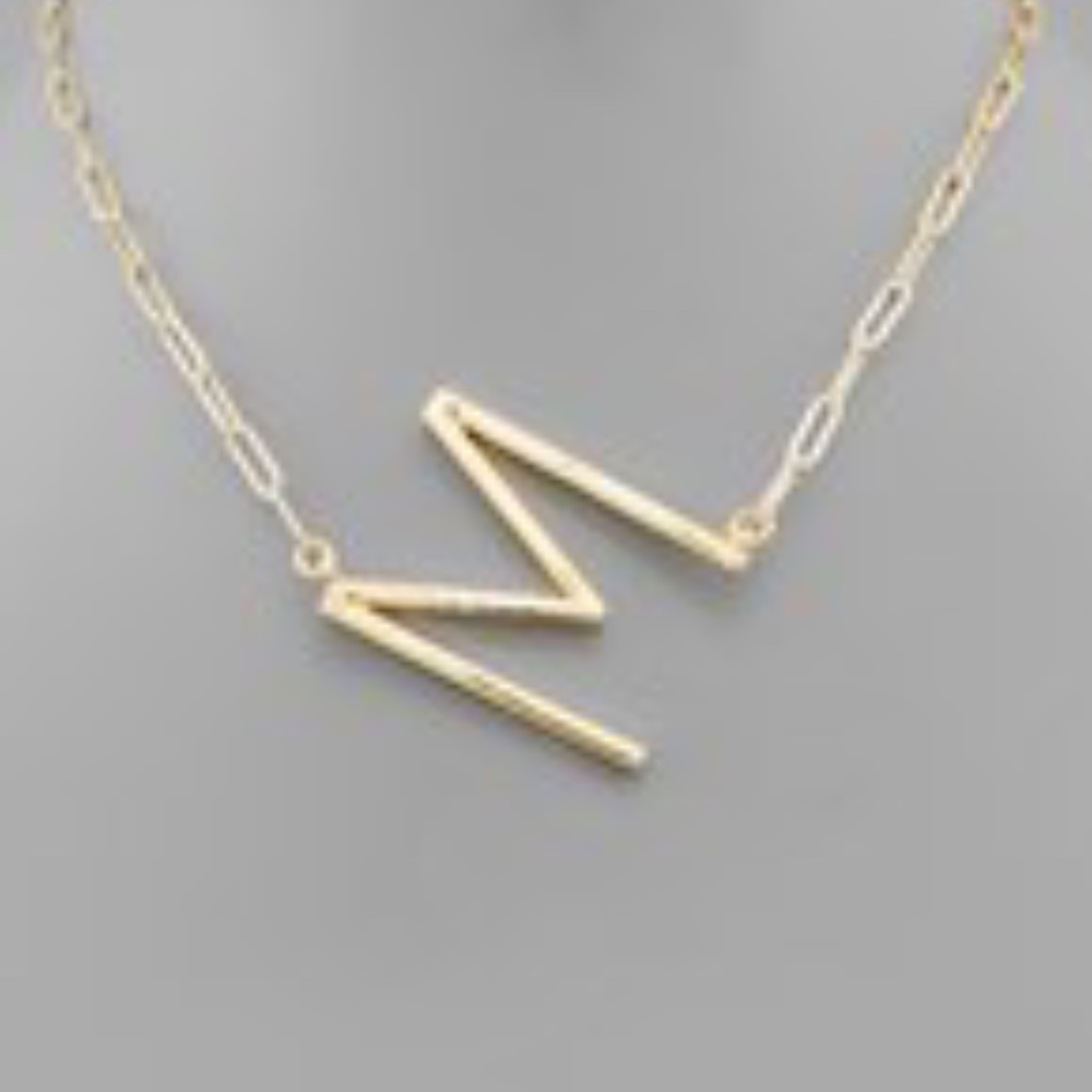 Initial Chain Necklace